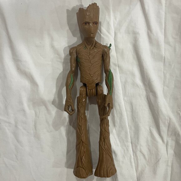 2017 Marvel Titan Hero Series Teen Groot Infinity War Plastic Action Figure Toy - Picture 2 of 8